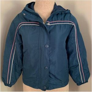Oshkosh Girl's Hooded Jacket Full Zip and Snap Closure Size 7